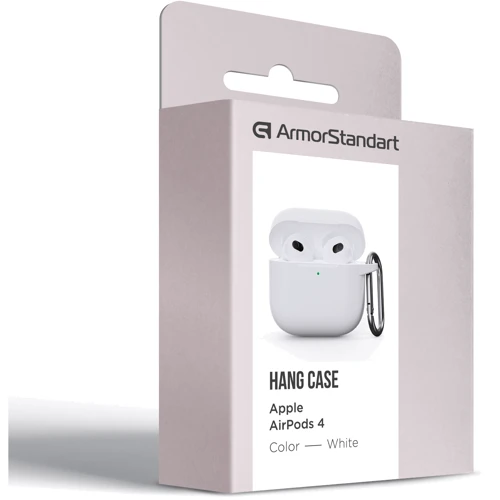 Чехол ArmorStandart Hang Case White (ARM81295) for Apple Airpods 4