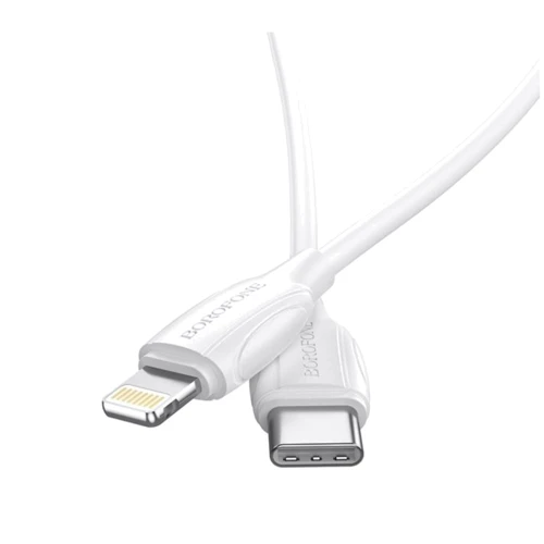 Кабель Borofone Cable USB-C to Lightning 2m White (BX19): Тип USB-C - Lightning