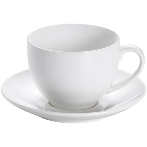 Чашка з блюдцем Maxwell & Williams White Basics Round порцелянова 245 мл (P0050)