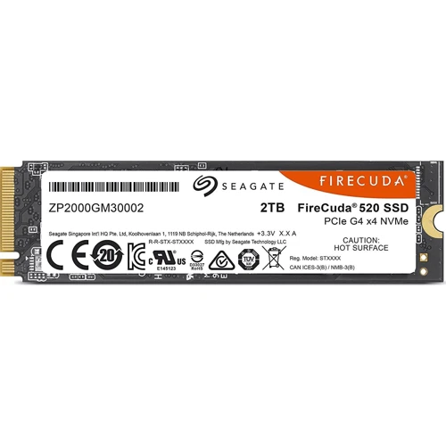Seagate FireCuda 520 2 TB (ZP2000GM3A002): Тип накопичувача внутрішній