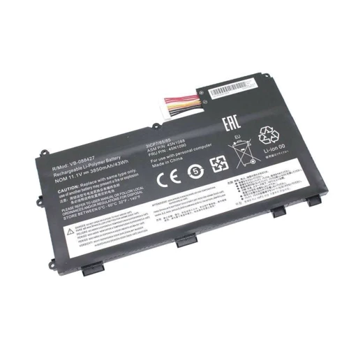 Батарея для ноутбука Lenovo L11N3P51 ThinkPad T430U Ultrabook 11.1V Black 3850mAh OEM (88427)