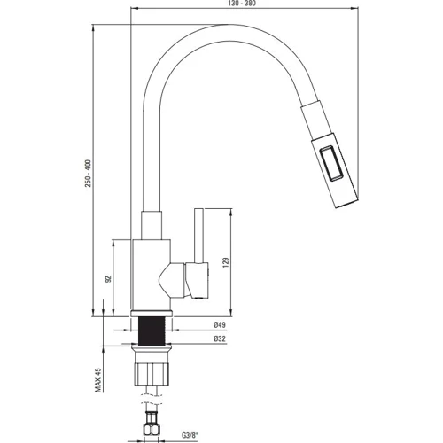 Набор для кухни Deante Corio ZRC_2103 + BOC_N74M (ZRCE2103)