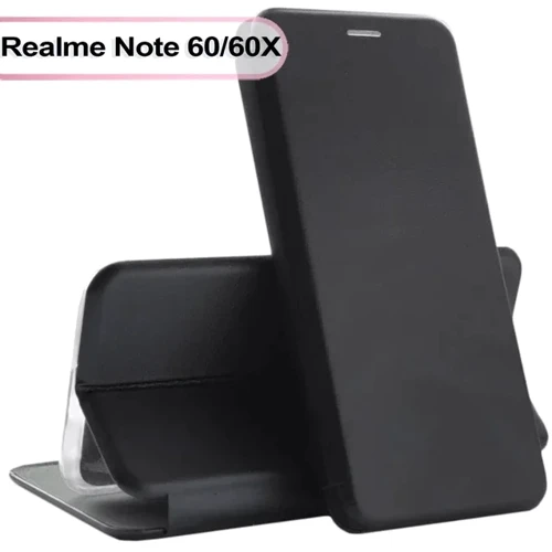 Чехол для телефонов BeCover Book Exclusive Black for Realme Note 60 / 60X (713507)