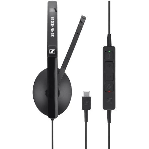 Наушники Sennheiser SC 160 USB-C (508354): Тип конструкции накладные