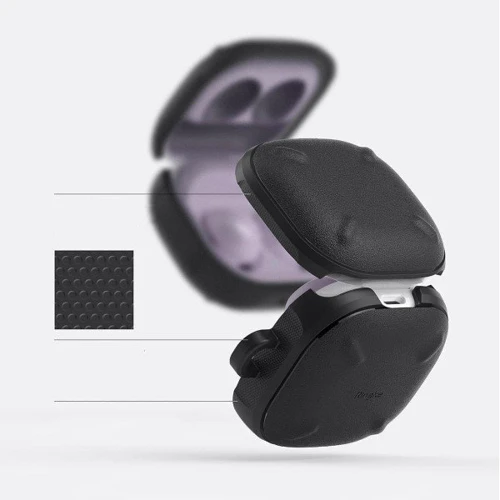 Чехол для наушников Ringke Onyx Black (RCS5054) for Samsung Galaxy Buds 2 Pro/Buds 2/Buds Live/Buds Pro: Материал Термопластичный полиуретан