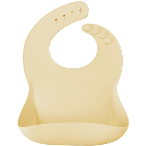 Нагрудник MinikOiOi Basics силиконовый Mellow Yellow (101020056)
