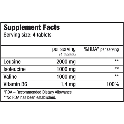 Аминокислота для спорта BioTechUSA BCAA + B6 200 tab: Вкус Без вкуса