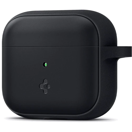 Чехол для наушников Spigen Silicone Fit with Belt Black (ASD01984) for Apple AirPods 3