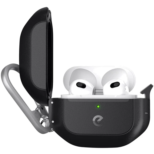 Чехол KeyBudz Element Series Waterproof Carbon Black (AP3_S6_CBK) for Apple AirPods 3 фото 2