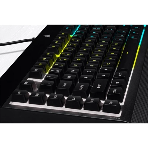 Клавиатура Corsair K55 Pro (CH-9226765-RU): Дополнительно влагоустойчивость, подставка под запястья, подсветка клавиш