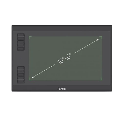 Графический планшет Parblo A610 Plus V2: Multitouch Нет
