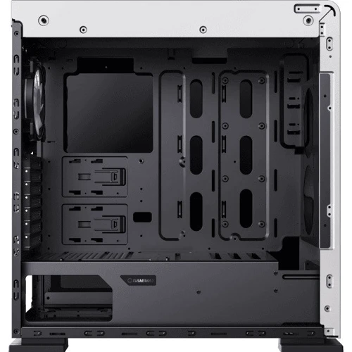 Корпус GameMax VEGA White: Материал передней панели сталь