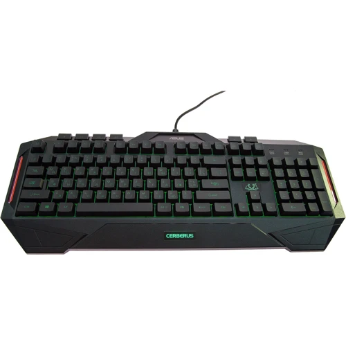 Клавиатура ASUS Cerberus MKII Gaming Keyboard: Интерфейс подключения проводная USB