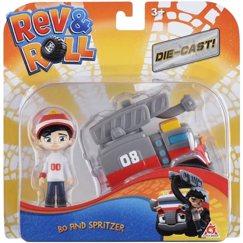 Игровой набор Rev&Roll Рев и Рамбл DieCast Бо та Спритцер (EU881031)