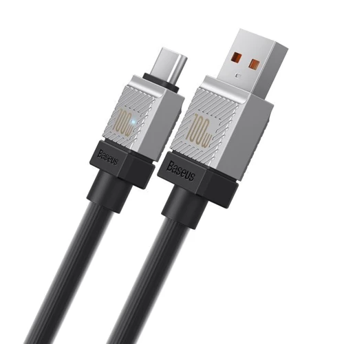 Кабель Baseus USB Cable to USB-C CoolPlay Series 100W 2m Black (CAKW000701): Тип USB Cable - USB-C