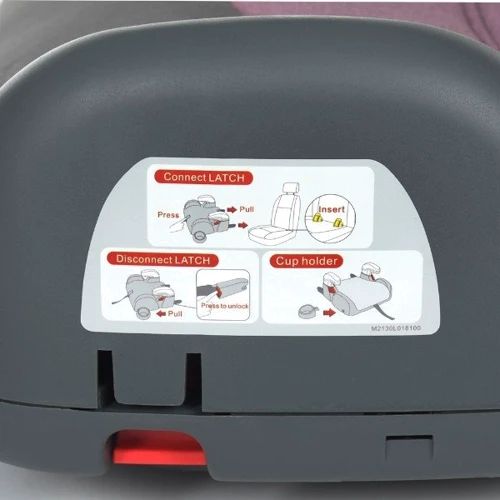 Автокресло El Camino (22-36кг) ME 1144 RORO ISOFIX (royal violet): Крепление Isofix да