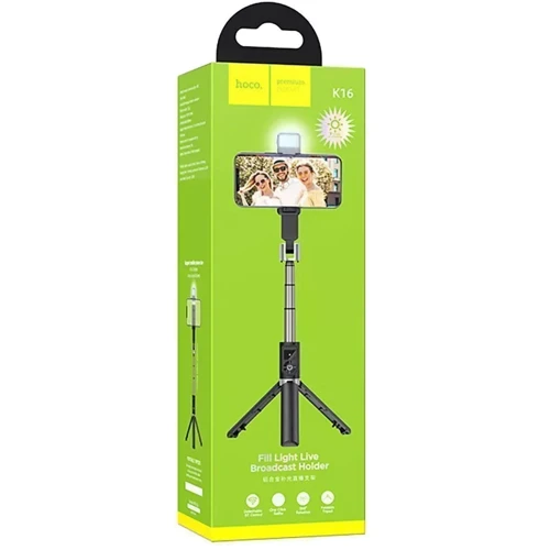 Hoco K16 Aluminum Alloy Fill Light Live Broadcast Black фото 8