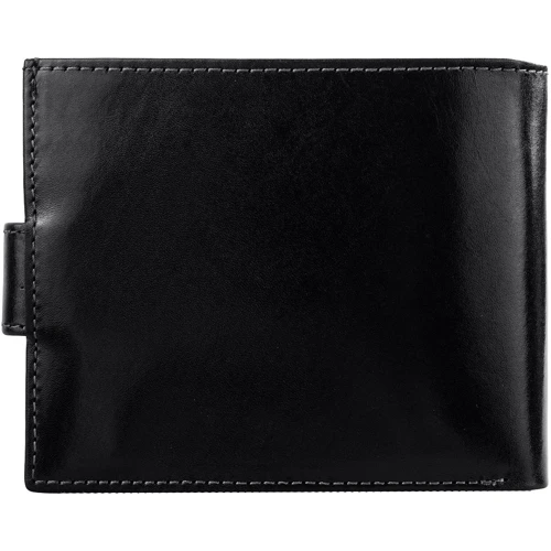 Мужское портмоне DNK Leather черное (DNKN01L-NL-black): Формат кошелька Вертикальный
