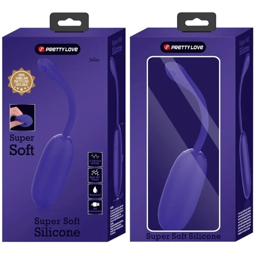 Виброяйцо LYBAILE Pretty Love - Julius EGG Purple (BI-014653-3)