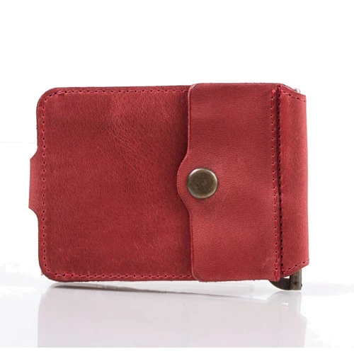 Женский зажим для денег DNK Leather красный (DNK-Clamp-trifle-Hcol-H): Страна производитель Украина