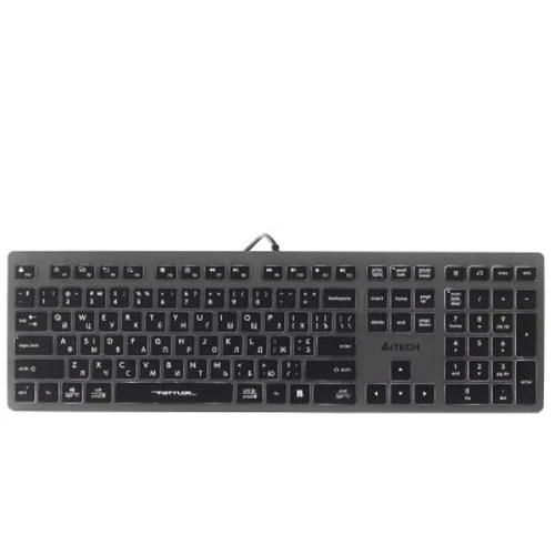 Клавіатура A4Tech FX60H Grey White Backlit