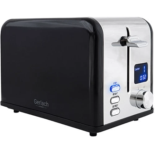 Тостер Gerlach GL 3221 black: Съемный поддон для сбора крошек есть
