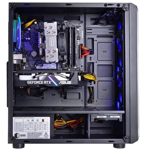 Персональный компьютер (ПК) ARTLINE Overlord X59 (X59v17): Видеокартка NVIDIA GeForce RTX 3070, 8 ГБ