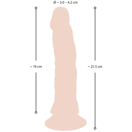 Вибратор на присоске Orion Nature Skin Bendable RC Vibrator