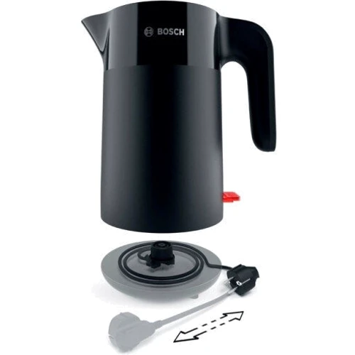 Електрочайник Bosch TWK2M163: Колір черный