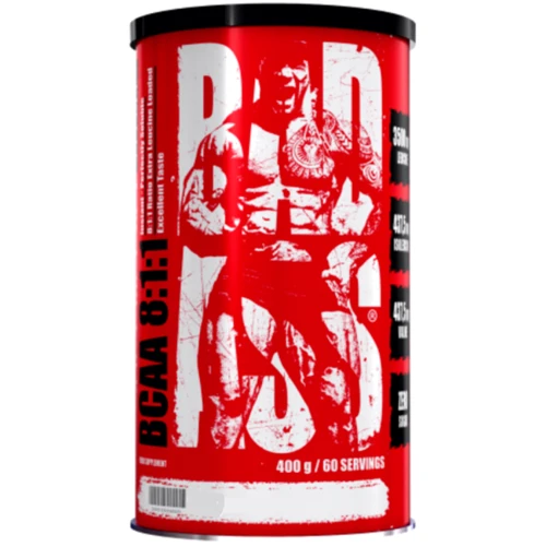 Аминокислота для спорта Fitness authority BAD ASS BCAA 8:1:1 400 g / 60 servings / citrus-peach