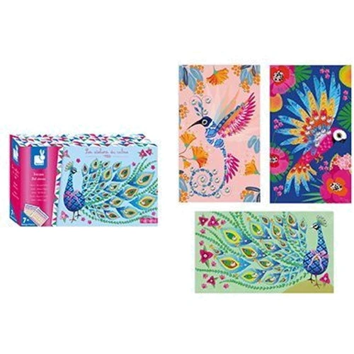 Набор для творчества Janod Стразы Прекрасные птички (J07810)