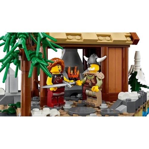Блочный конструктор LEGO Ideas Деревня викингов (21343)