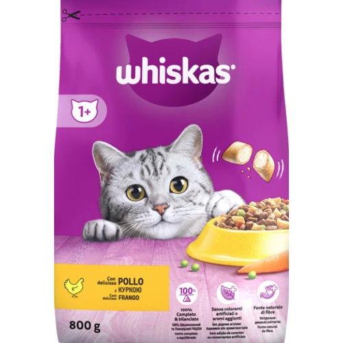 Сухой корм Whiskas с курицей 800 г (5998749144367)