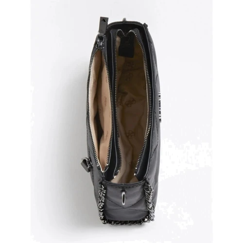 Женская сумка через плечо Guess Khatia Top Zip Shoulder Bag черная (HWQM8381180-BLA): Страна производитель Вьетнам