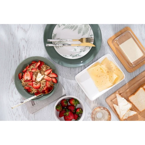 Салатник Ardesto Capri, 510 мл, 13.8 см, зелений (AR0514CG)