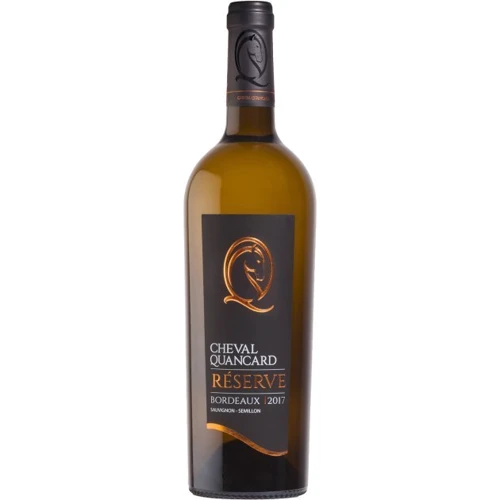 Вино Cheval Quancard Reserve Bordeaux Blanc AOC 2017, белое сухое, 0.75л (MAR3176481023849)