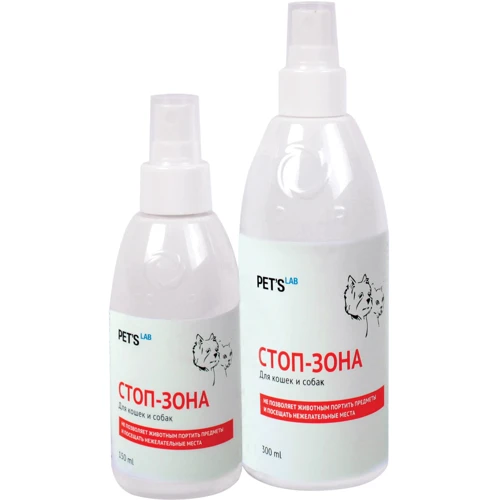 

PET'S Lab "СТОП-ЗОНА" Отпугиватель для кошек и собак 150 мл (9037)