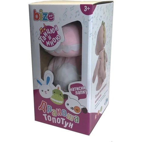 Интерактивная музыкальная игрушка UFT Bize Dragon Дракоша Топотун: Тип животное