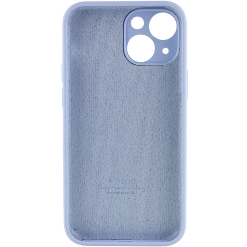 Чехол для iPhone Mobile Case Silicone Case Full Camera Protective Lilac Blue for iPhone 14: Цвет голубой