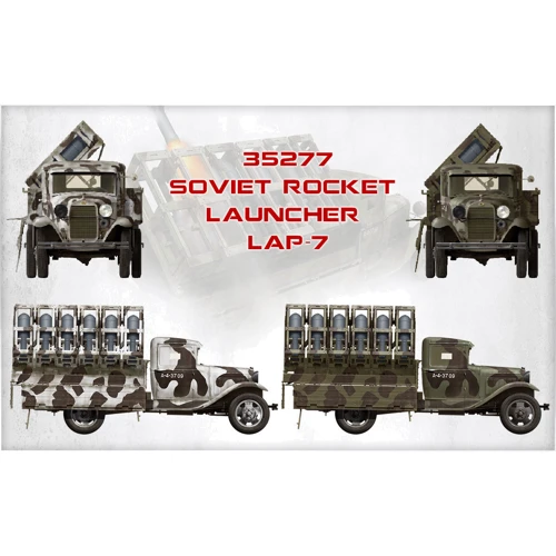 Сборная модель MiniArt MA35277 Советская ракетная пусковая установка LAP-7: Тип модели ракетные войска