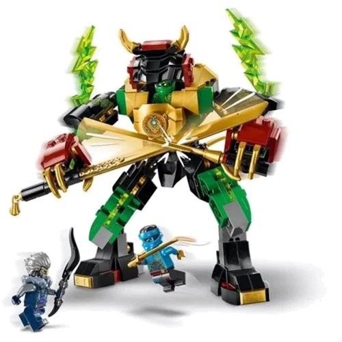 Конструктор LEGO Ninjago Lloyd's Elemental Power Mech Енергетичний робот Ллойда (71817): Рекомендований вік 7+