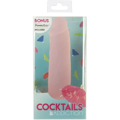 Фаллоимитатор на присоске ADDICTION Cocktails Peach Bellini
