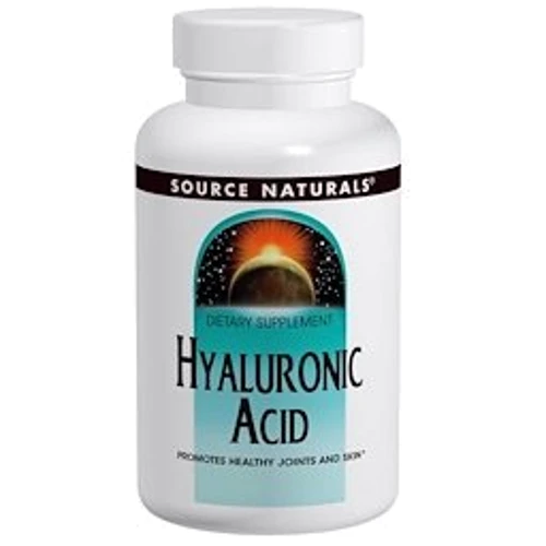 Source Naturals Hyaluronic Acid, 100 mg, 60 Caps