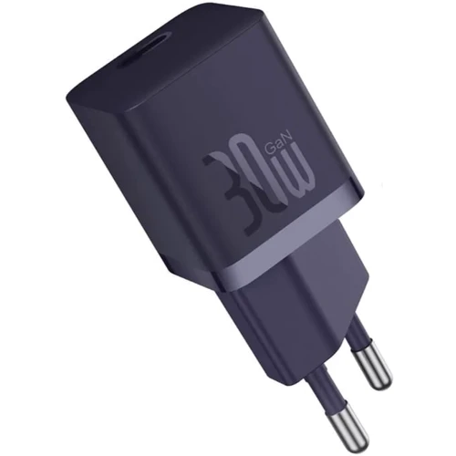 Зарядное устройство Baseus USB-C Wall Charger GaN5 mini 1C 30W with USB-C Cable Purple (P10110902523-00): Кабель в комплекте USB-C