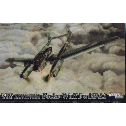 Модель Greatwall Hobby Немецкий самолёт «Фокке-Вульф» Fw-189 A2 (GWH-L4803)