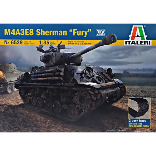 Американский танк ITALERI M4A3E8 Sherman "Fury"
