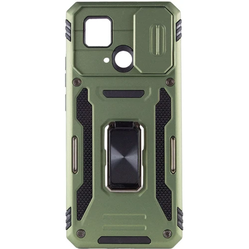 Чохол для телефона Mobile Case Camshield Army Ring Army Green для Xiaomi Redmi 10C: Плівка в комплекті немає