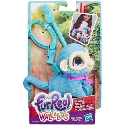 Інтерактивна іграшка Hasbro Furreal Friends маленький вихованець на повідку Мавпочка (E3503_E4777)