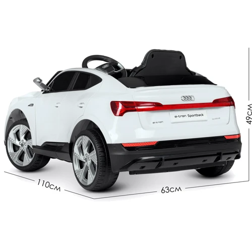 Детский электромобиль Bambi Racer Audi e-tron 60W, белый (M 4806EBLR-1): Максимальная нагрузка, кг 30