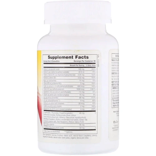 Nature's Plus, Hema-Plex, Mixed Berry, 60 Chewables (NAP-03768): Тип мультивітаміни